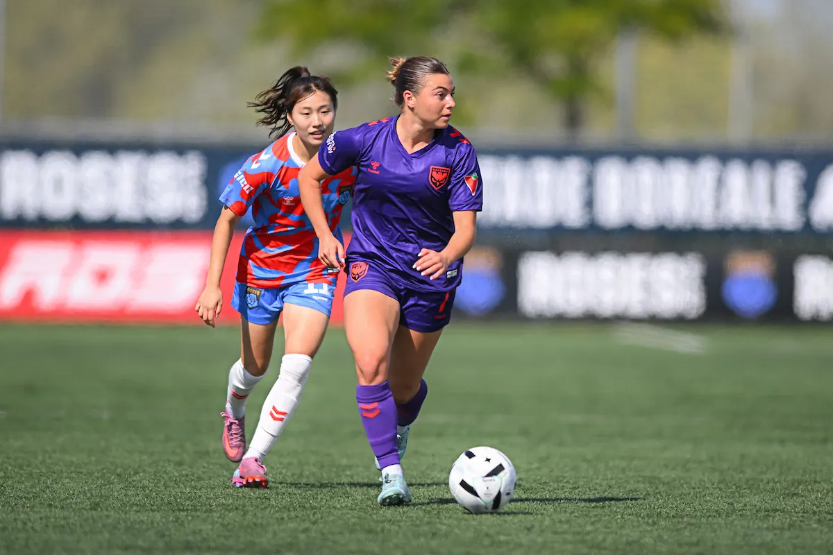 Calgary Wild FC player in action