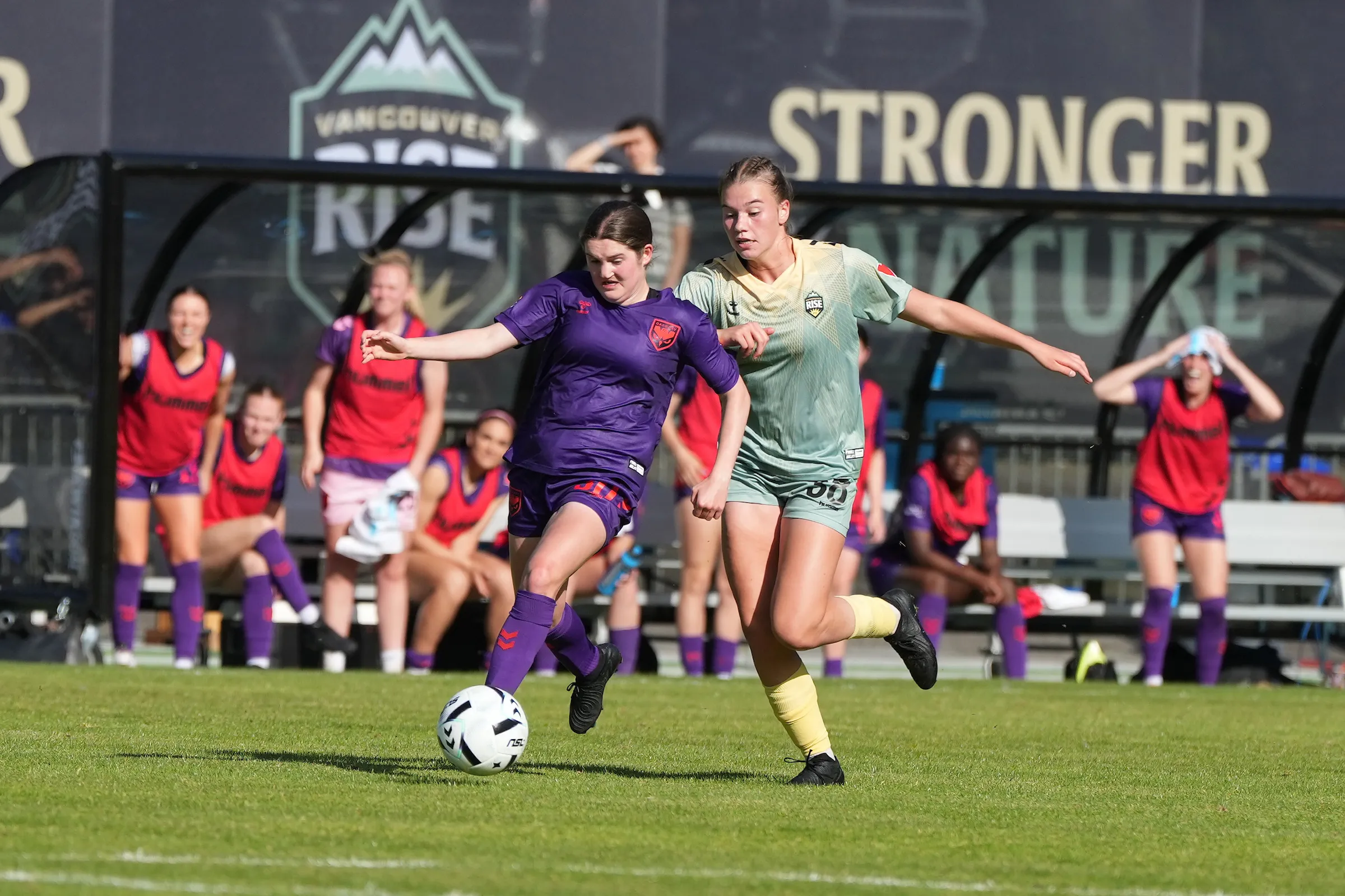 Stewart in action against Vancouver Rise