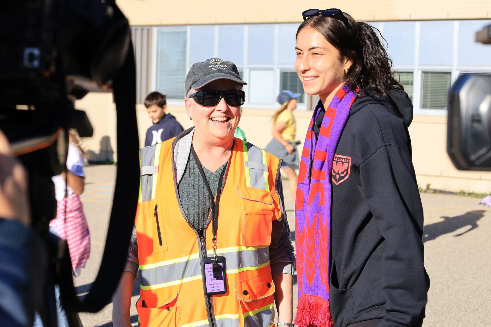 Students at Sundance School help unveil Calgary Wild FC's new third kit