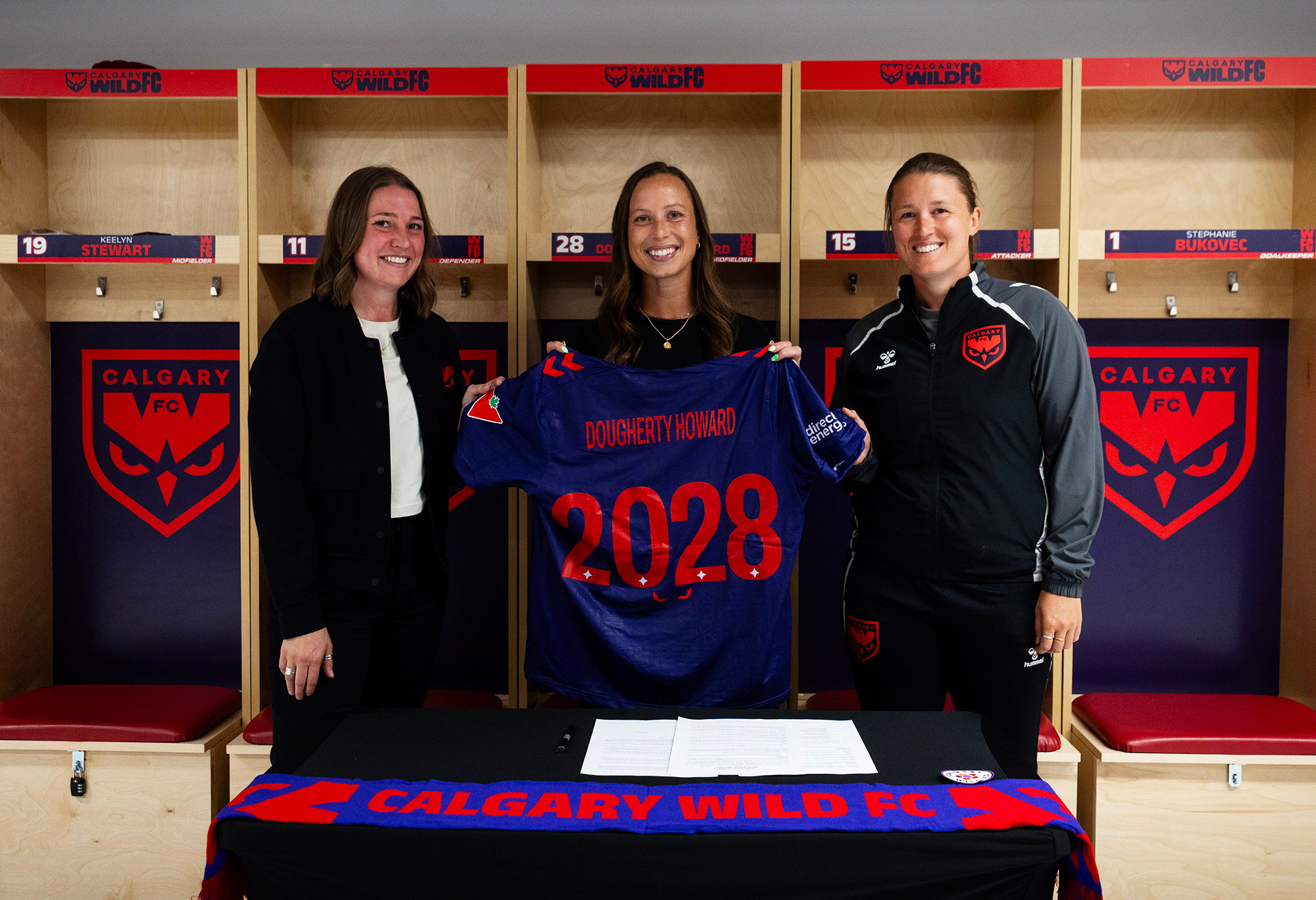Meggie Dougherty Howard during a press conference