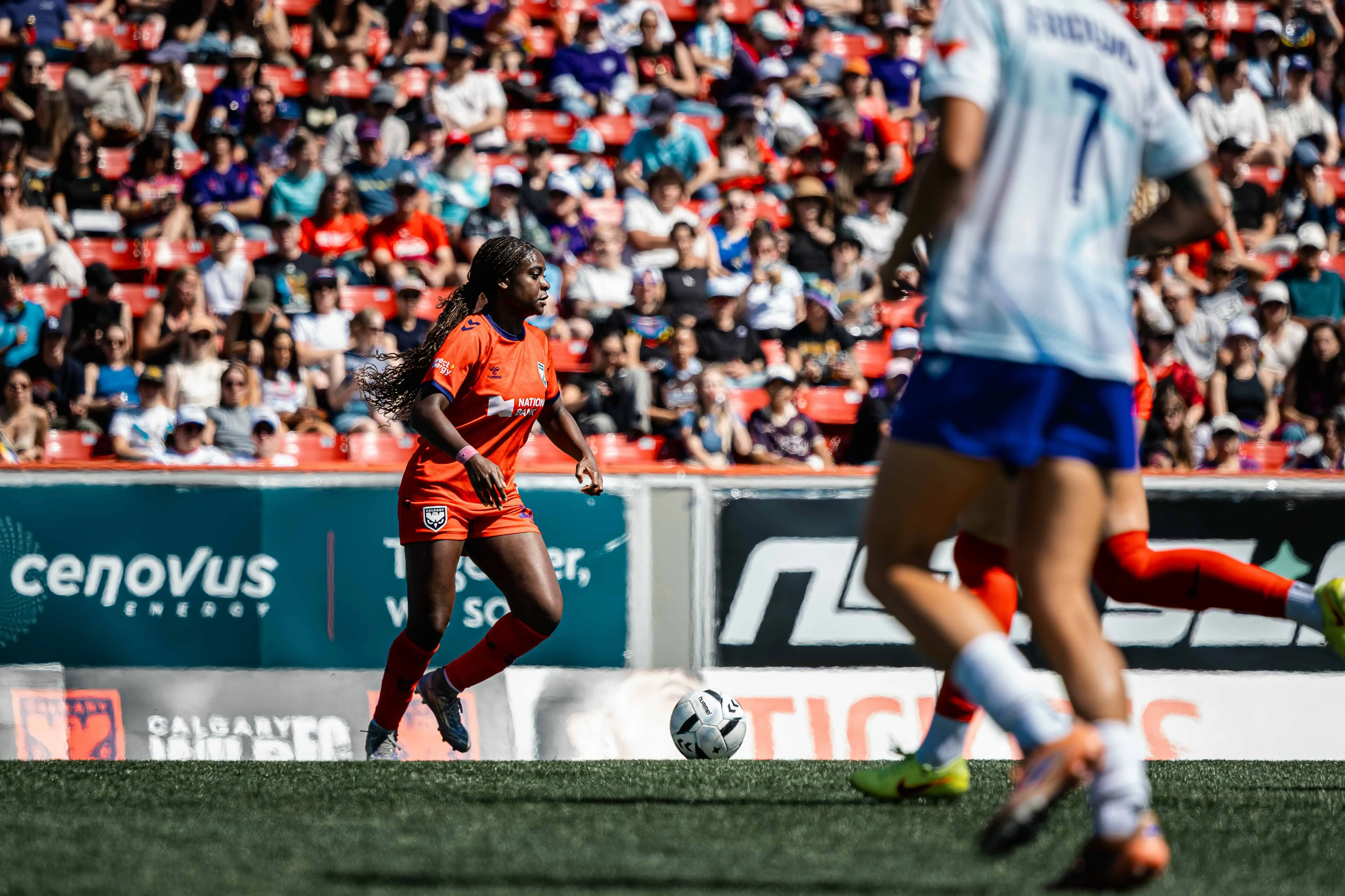 Serita Thurton in action against Ottawa