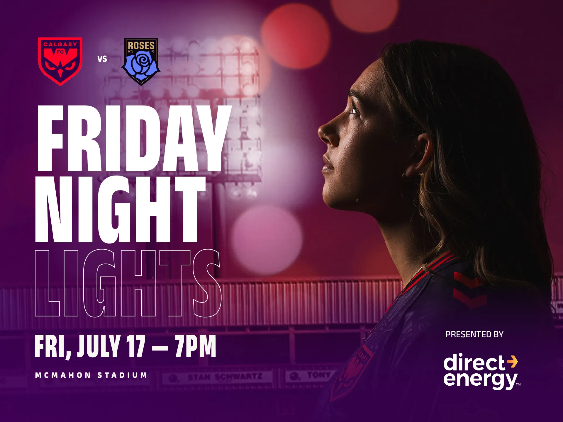 Calgary Wild FC July 11 match promotion