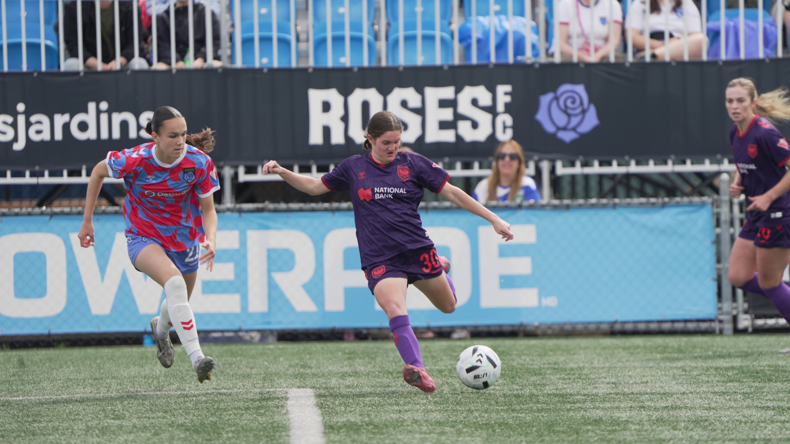 Taegan Stewart in action against Montreal June 21, 2026