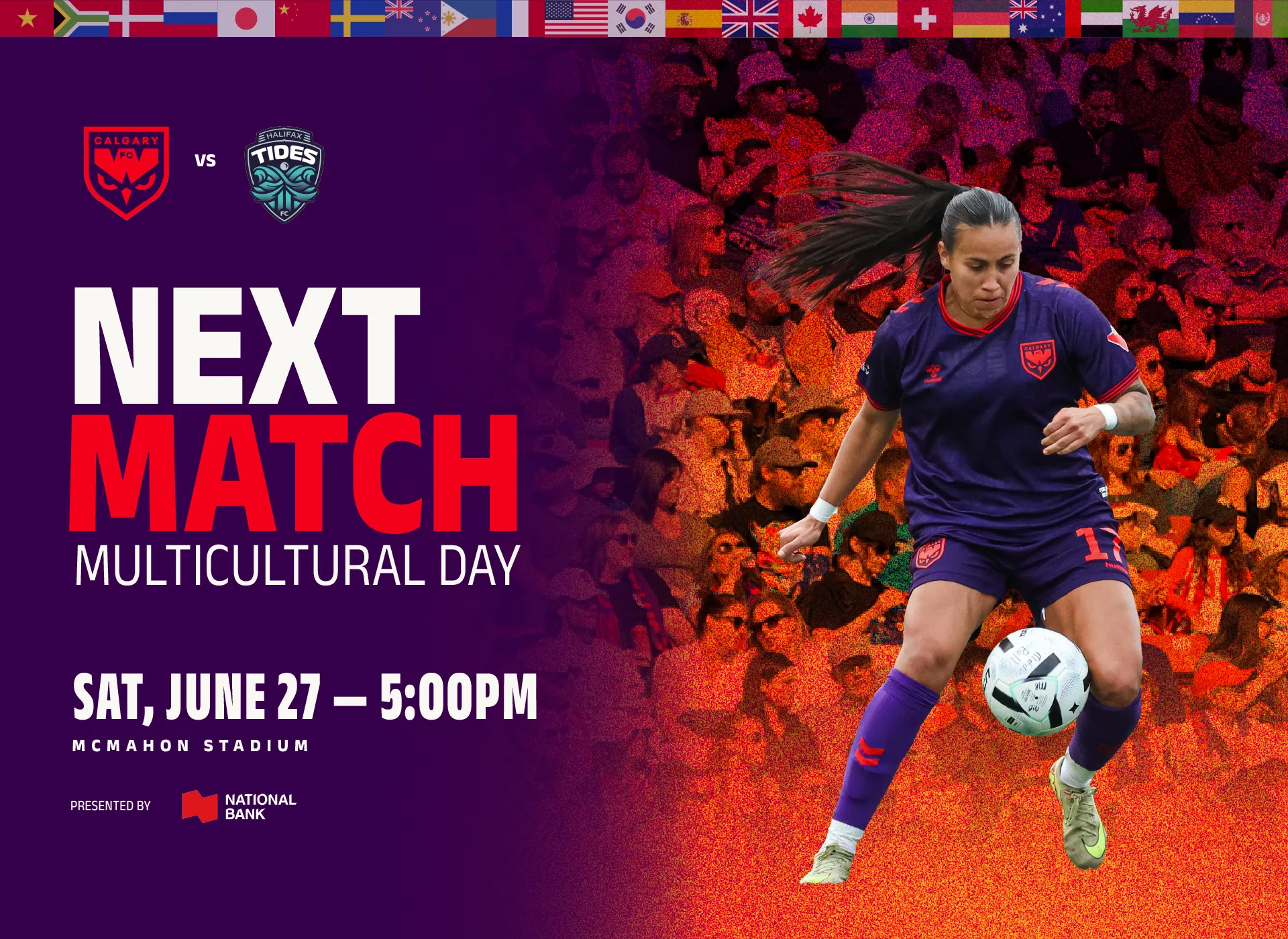 Calgary Wild FC June 27 match promo