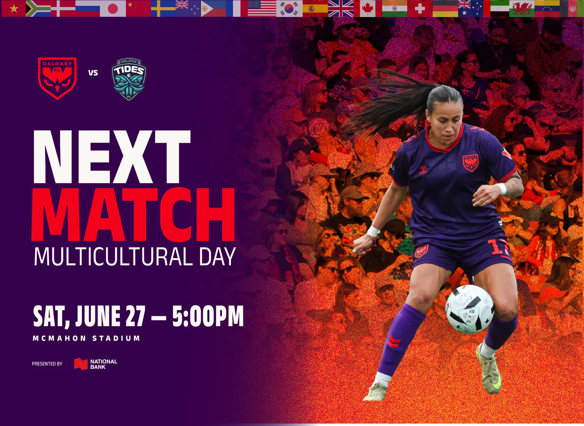 Calgary Wild FC June 27 match promo