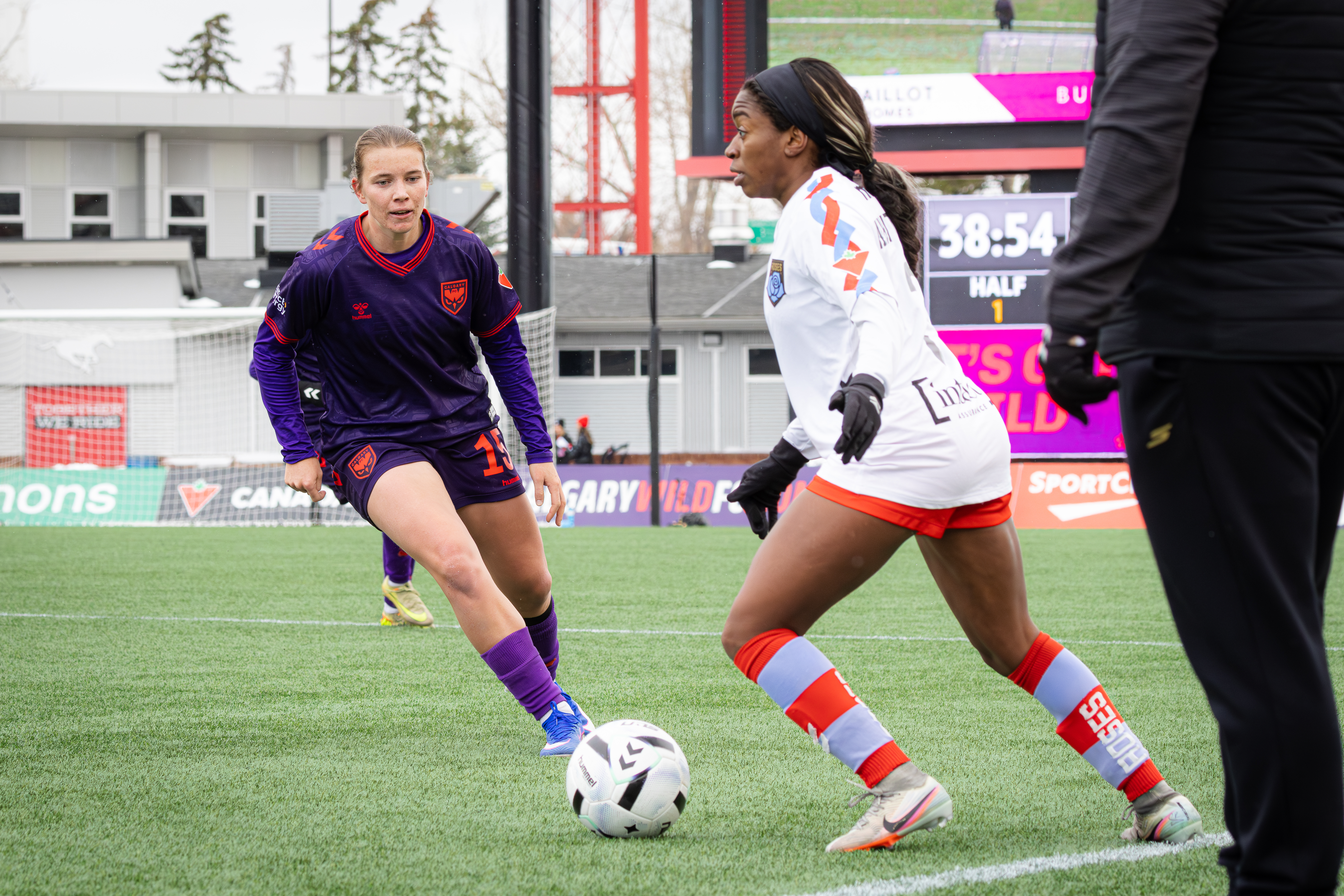 Kahli Johnson in action during the 2026 home opener