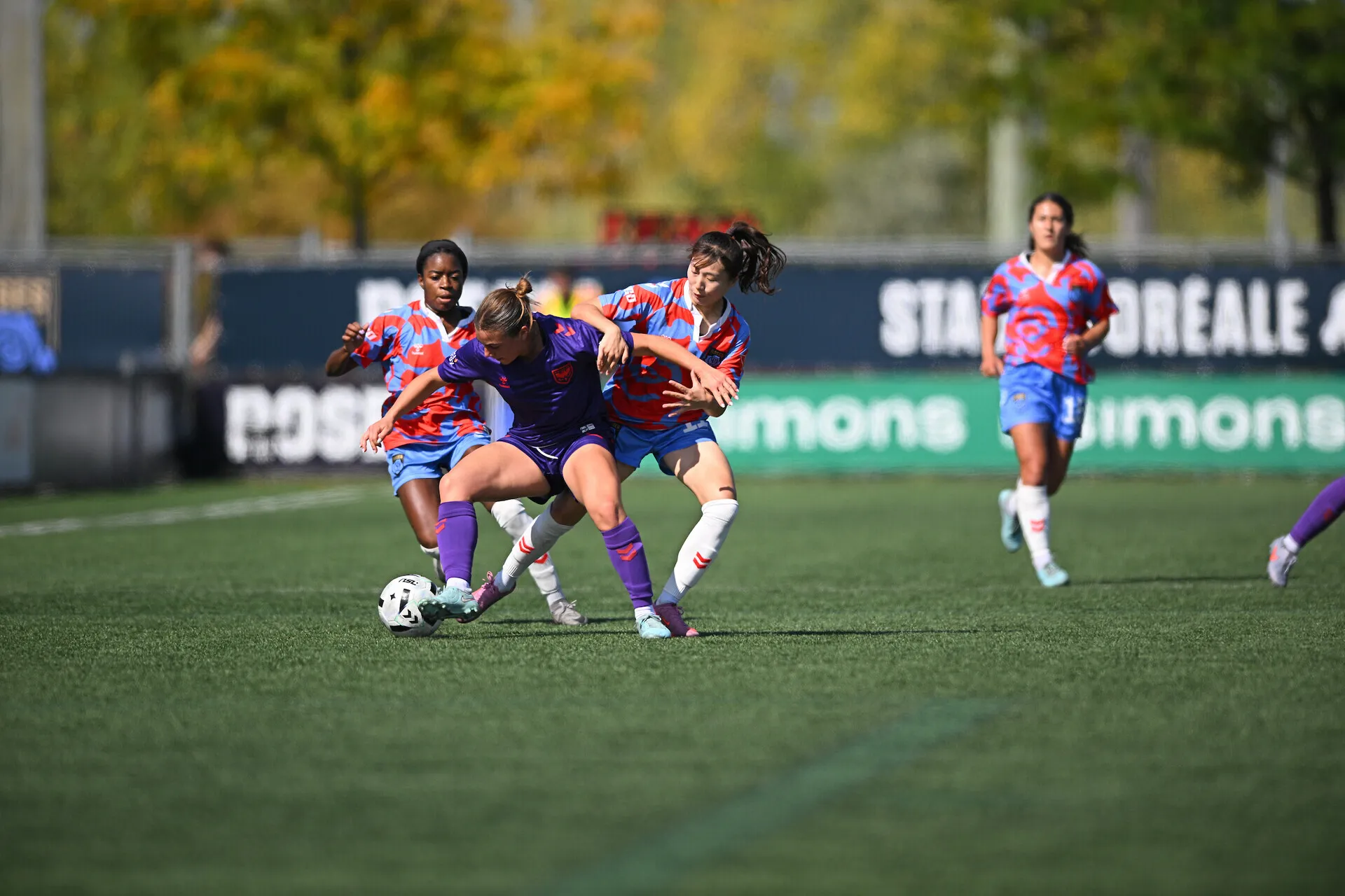 Caleigh Boecx in action against Montreal Roses