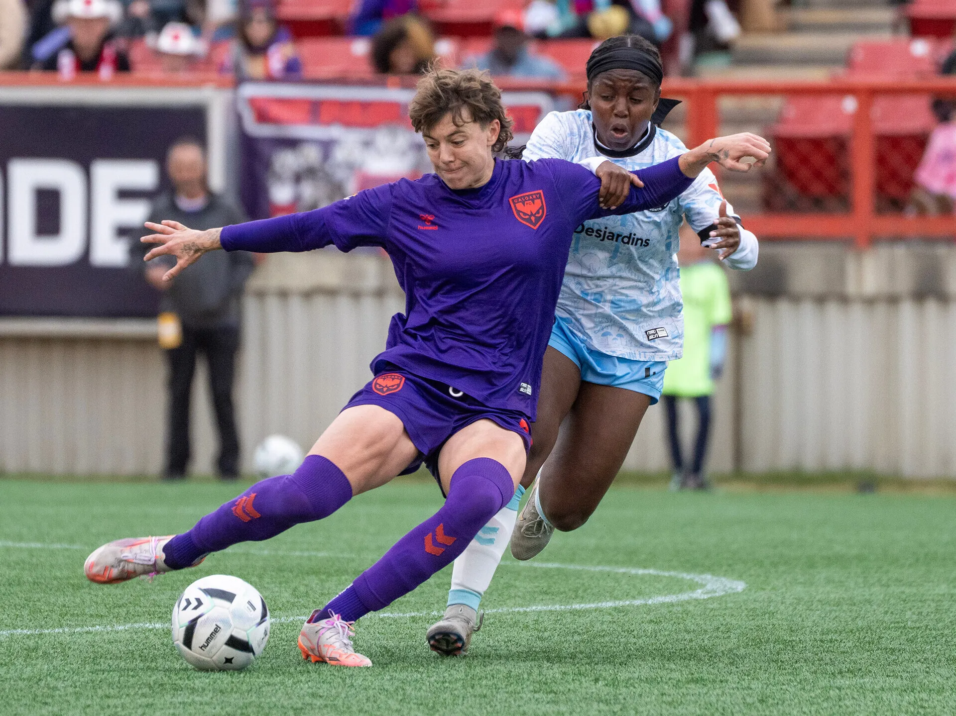 Moore in action against Toronto